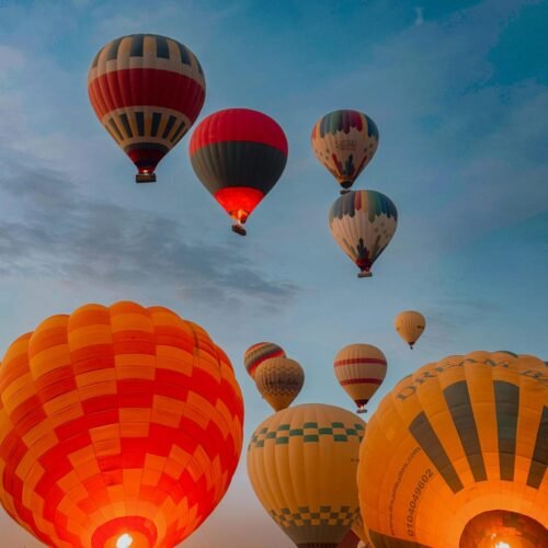hot air balloon ride trip in luxor