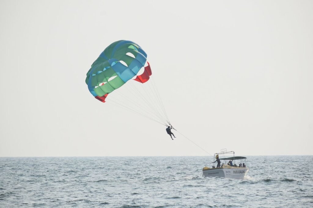 Hurghada parasailing over Red Sea
