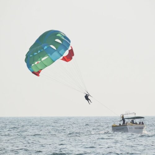 Hurghada parasailing over Red Sea