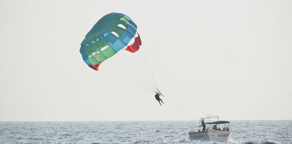 Hurghada parasailing over Red Sea