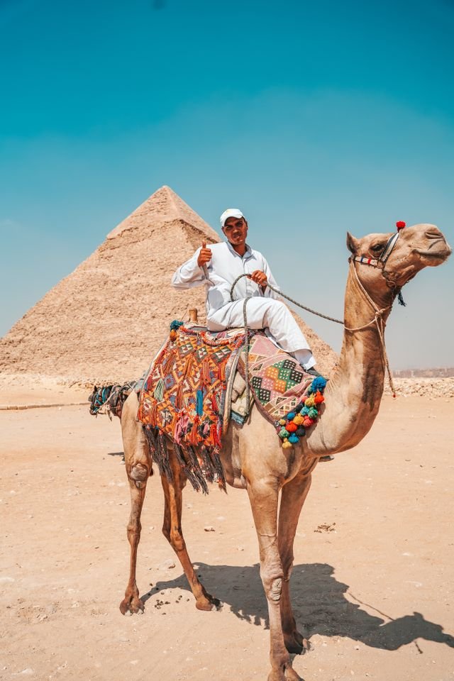 camel ride in egypt