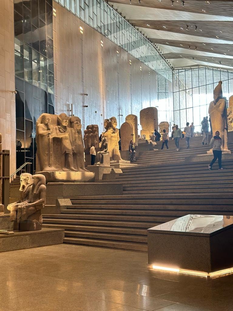 inside grand egyptian museum