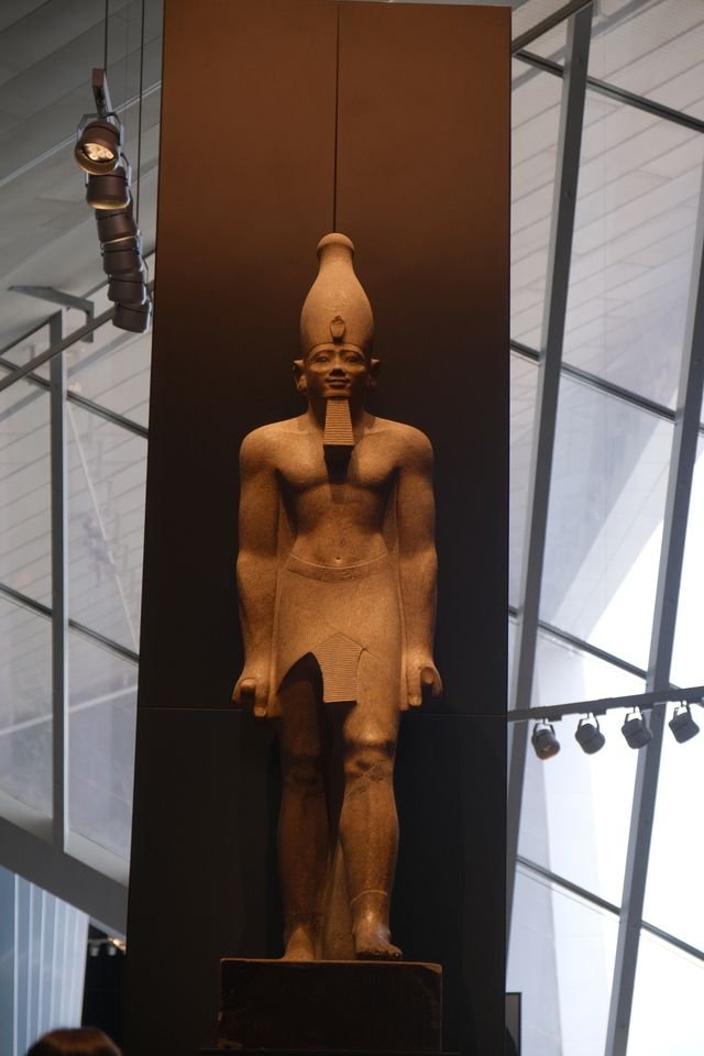 visit grand egyptian museum in egypt inside