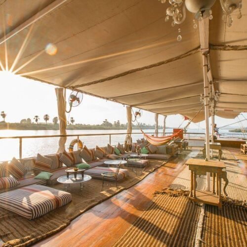 A Nile cruise on a traditional sailing boat