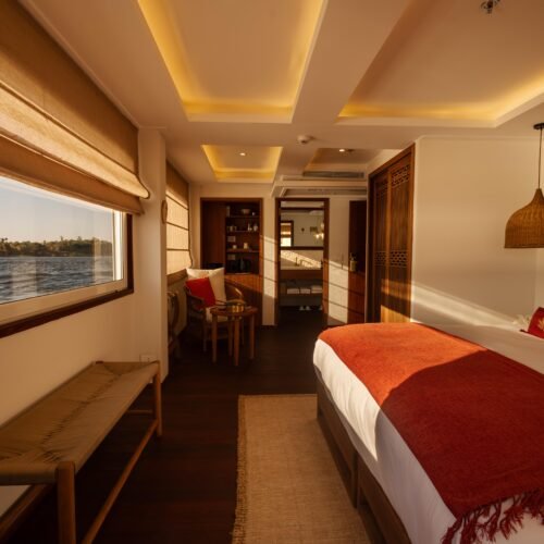 dahabiya nile cruise cabine view