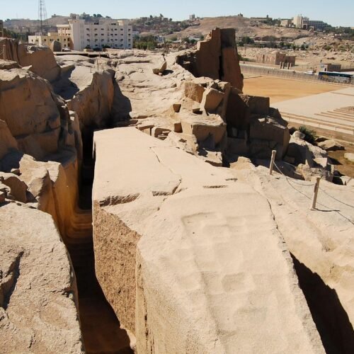 obelisk unfinished in Aswan